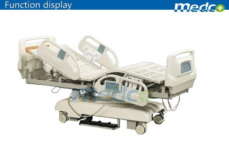 Mutifunctional Medical Equipment ABS Hospital Bed Electric Eight Functions