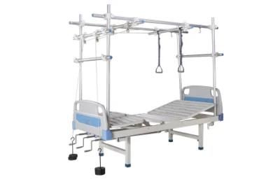 OEM Hospital Equipment ABS Hospital Bed Orthopedic Four Cranktraction Medical Nursing Bed