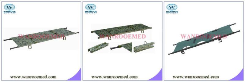 Ea-1d1 High-Quality Outdoor Hospital Ambulance Two Fold Stretcher