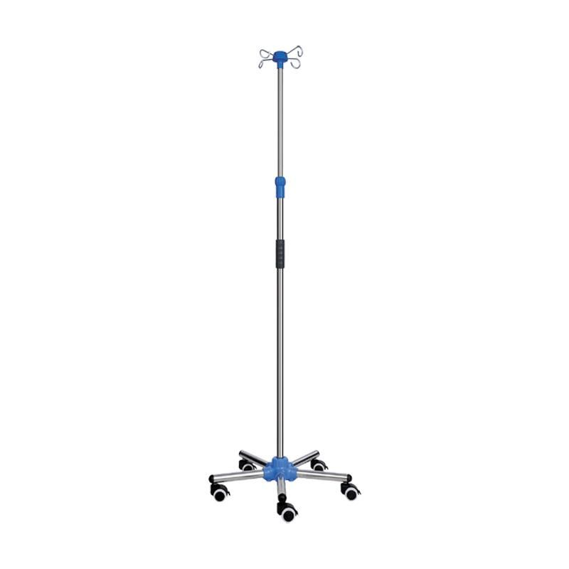 OEM Service Economic Movable I. V. Insufsion Stand Steel Pole for Clinic