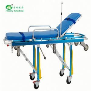 Hr-131 Aluminum Alloy Foldable Emergency Automatic Ambulance Stretcher