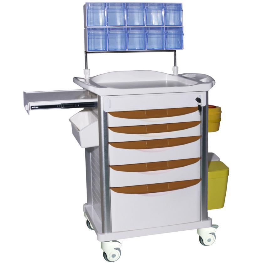 Medical Cart Medical Trolley Surgical Trolley with Drawers Medical Furniture Hospital Supply Anesthesia Cart Related Cart Trolley Surgical Instrument