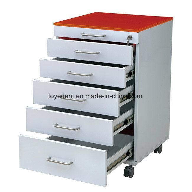 Movable Save & Durable Dental Cabinet Medical Furniture