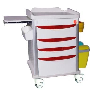 Aluminum Alloy Nursing Stretcher Cart Stainless Steel Hospital Trolley