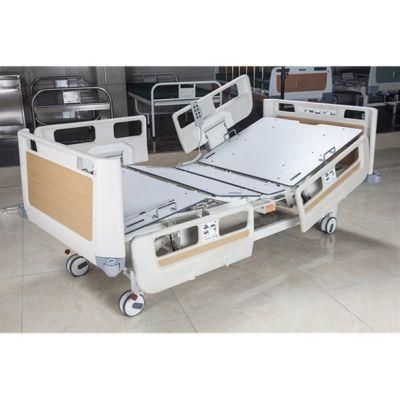 Mt Medical Room ICU Electric Adjustable Bed Three Functions ABS Headboard Electric Adjustable Bed Frame
