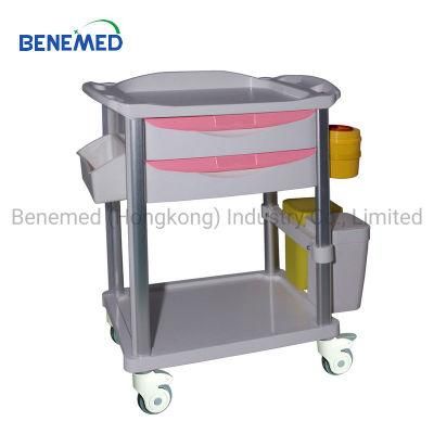 Mobile Multi-Functional Medical Treatment Trolley Cart with Drawer for Sale