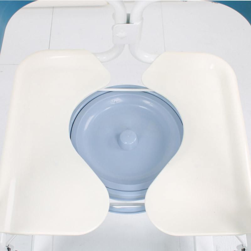 HS1409 Homecare Nursing Mobile Toilet Bath Chair Commode Chair Transfer Chair for The Disabled