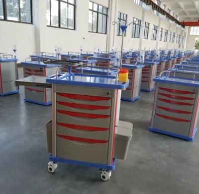 Transfer Functional Medical Nursing Emergency Drug Treatment Portable Trolley