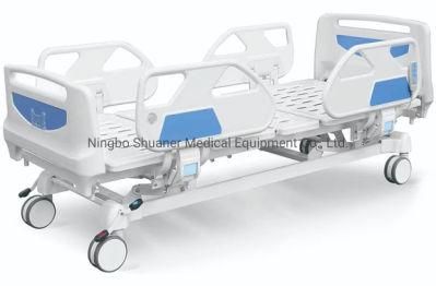 Medical Products Electric Three Functions Paralyzed Patient Simple Hospital Bed with Remote Control