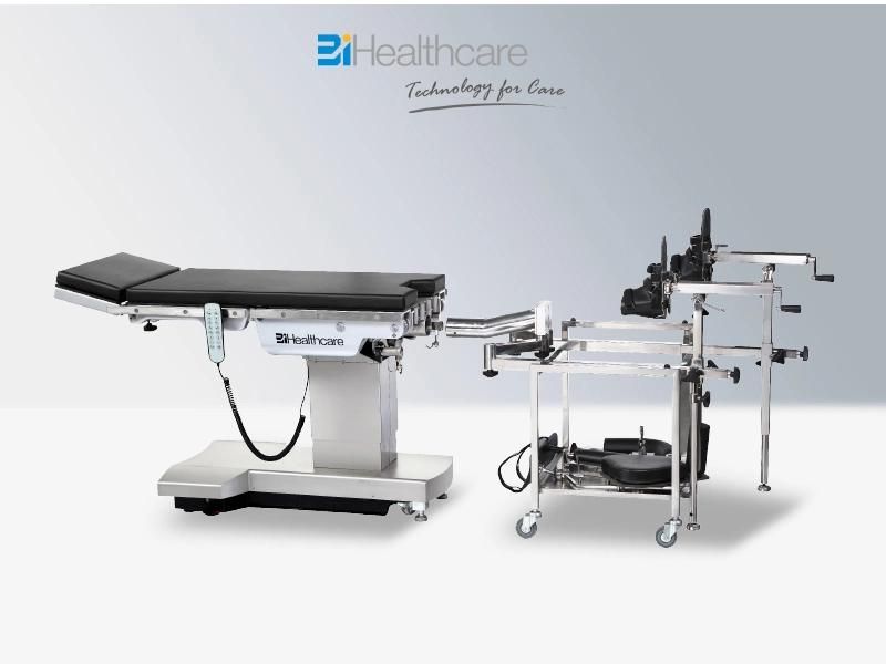 Advanced Electric Operating Table Mobile Operating Bed Used in Operation Room