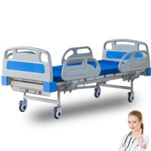 ABS Board Hospital Bed with Luxury Central-Lock Castor Silence Movement