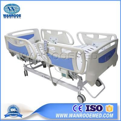 Bae505A Hospital Furniture ICU 5 Function Electric Medical Adjustable Patient Bed