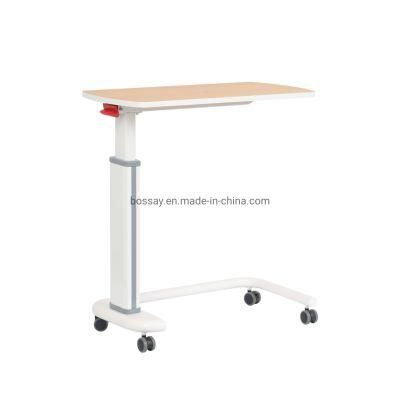 Medical Furniture Height Adjustable Over Bed Bedside Table