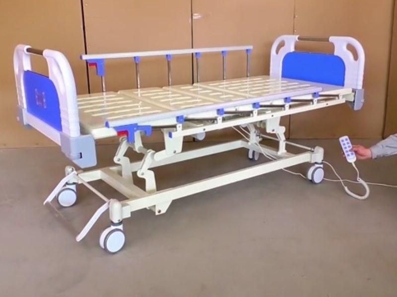 Cheap Price Good Quality 3 Functions Manual Crank Hospital Bed