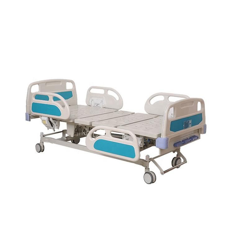 Luxury 3 Cranks 3 Functions Adjustable Manual Hospital Bed