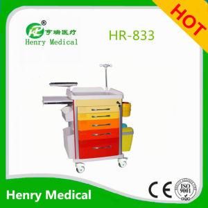 Hot Sale Medical Trolley /ABS Crash Trolley (HR-833)