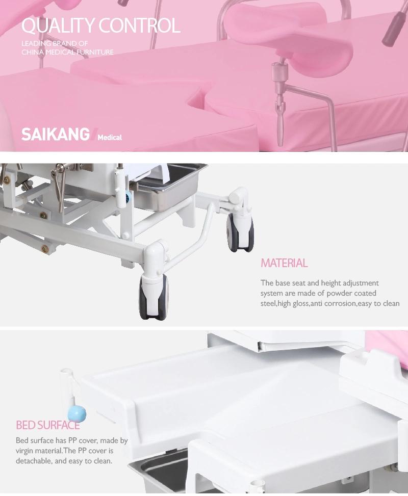 A98-3q Medical Electrical Obstetric Childbirth Gynecology Operation Theatre Bed Table