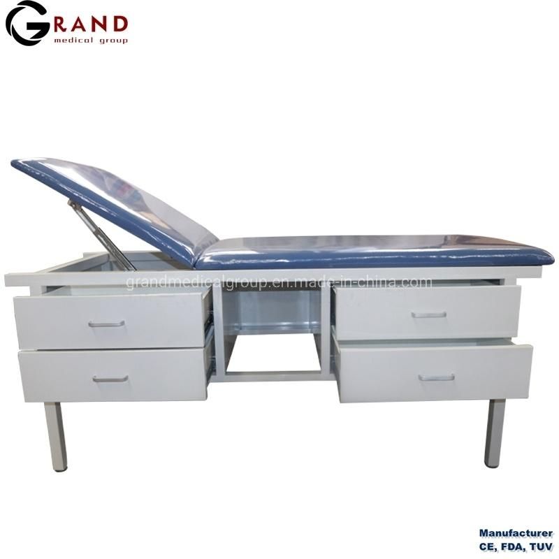 Medical Patient Examination Bed with Cabinet Examination Table Examination Bed with 4 Drawers Medical Furniture Medical Equipment Surgical Instrument