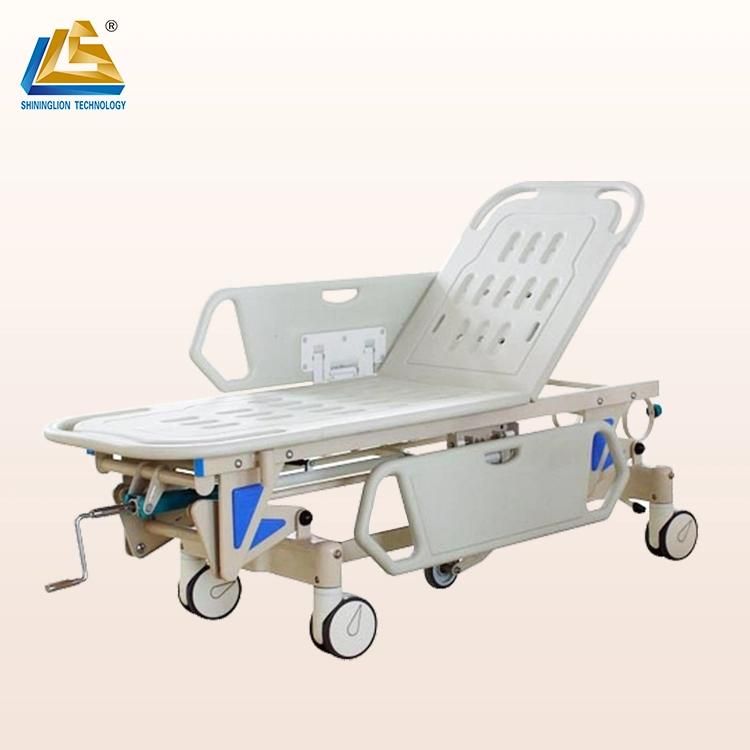 Deluxe X-ray Radiolucent Hydraulic Patient Transport Cart