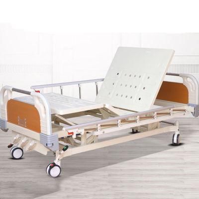 Hot Selling with CE Approved Multi-Functions Manual Hospital Bed
