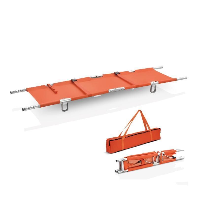 Double or 4 Foldable First Aid Stretcher Emergency Folding Stretcher