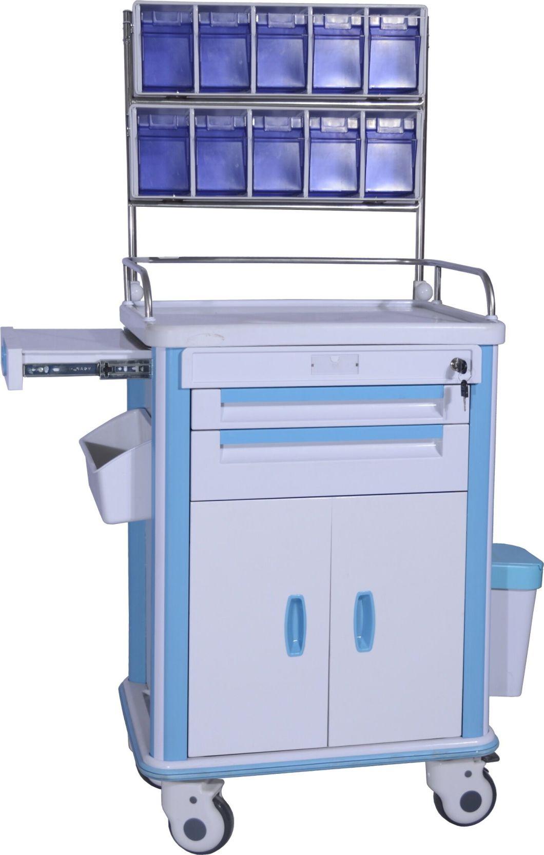 Medical Emergency Treatment Anesthesia Trolley for Anesthesia