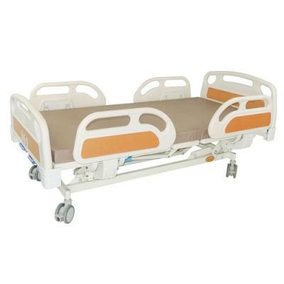 Three-Function Manual Lift Hospital Bed for Sale