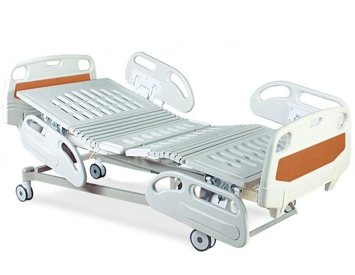 Electric 5 Functions Inclinable Hospital Steel Hospital Bed for Hospital