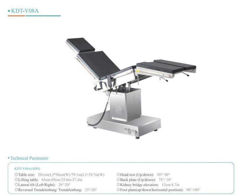 Electric Operating Table Kst-Y08b (YYSJ)