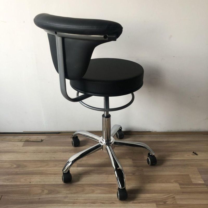 Ergonomic Round Seat Adjstable Dental Chair Medical Stool