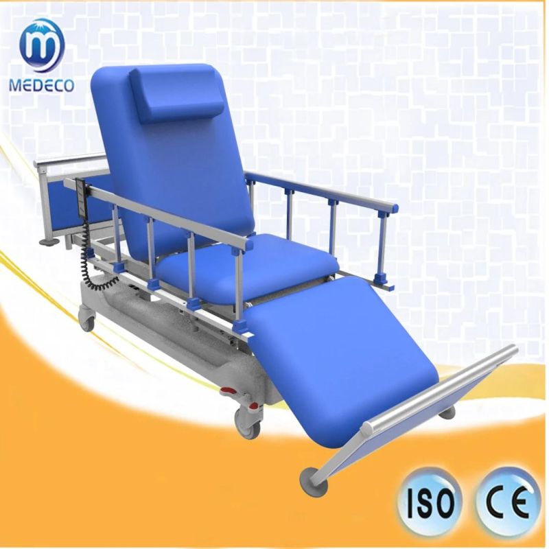 Medical Luxury Electric Blood Donation Chair, Hospital Dialysis Room Used Chair, Electric and Manual Infusion Chair with CE