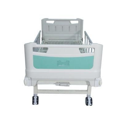 Medical Single Function Manual Hospital Patient Bed with Single Cranks