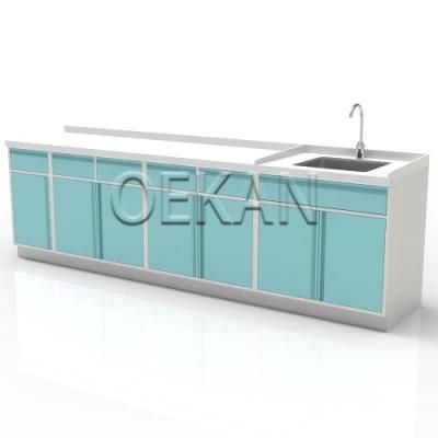 Medical Furniture Stainless Steel Medical Cabinet with Washing Tank