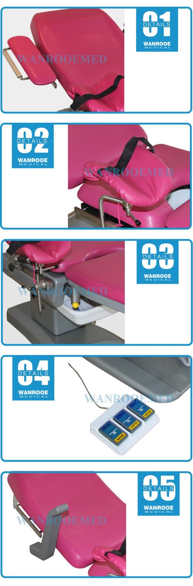 a-S102c Electric Gynecological Examination Obstetric Operating Table