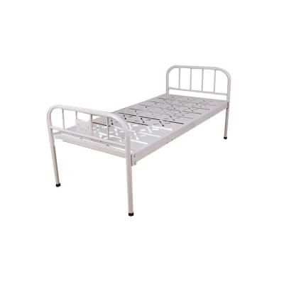 B01 Cheap Iron Flat Medical Bed Hospital Furniture Clinic ICU Patient Hospital Bed