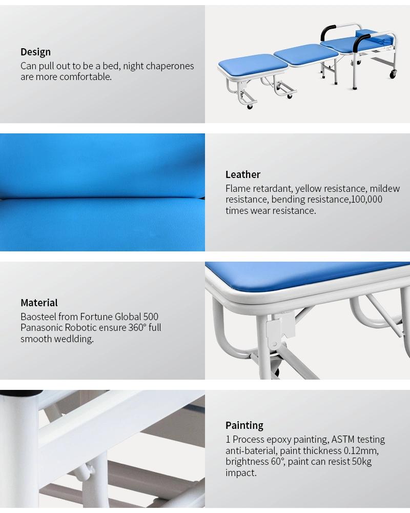 Ske001 Hospital Patients Foldaway Accompany Chair