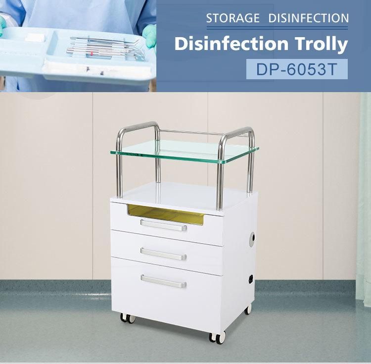 Hospital Equipment Sterilize Medical Cart Ultraviolet Ray Disinfection Hospital Trolley