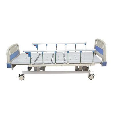 High Quality ABS Manual Three-Function Nursing Bed Elderly Patient Hospital Bed