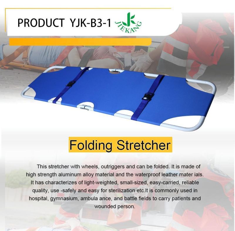 Wholesale Prices Standard Dimensions Steel Emergency Rescue Double Folding Stretcher