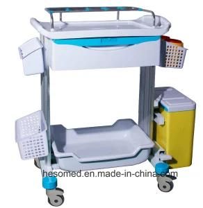 HS-PCT005C Medical Manufacturer Hospital ABS Nursery Clinical Trolley