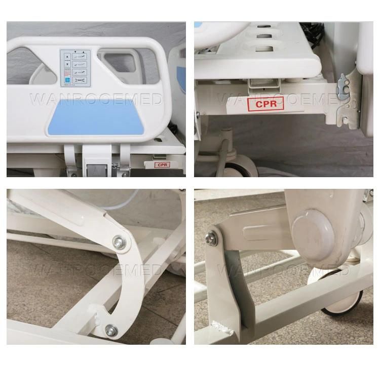 Bae502 Multi-Functional Medical Equipment Hospital Electric Adjustable Bed for Patient