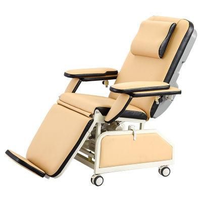 Professional Hospital Furniture Adjustable Blood Donation Chair Medical Electric Hospital Dialysis Chair (UL-22MD69)
