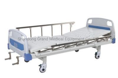 High Quality Economic Manual Two Function Hospital Bed for Hospital Medical Furniture
