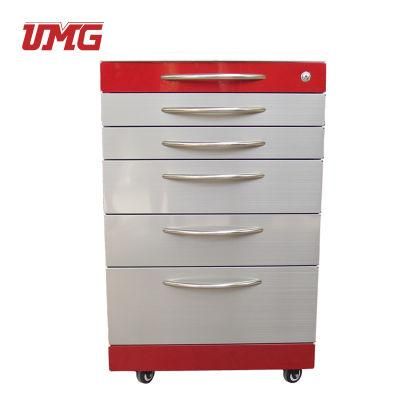 Dental Stainless Steel Mobile Cabinet Unit