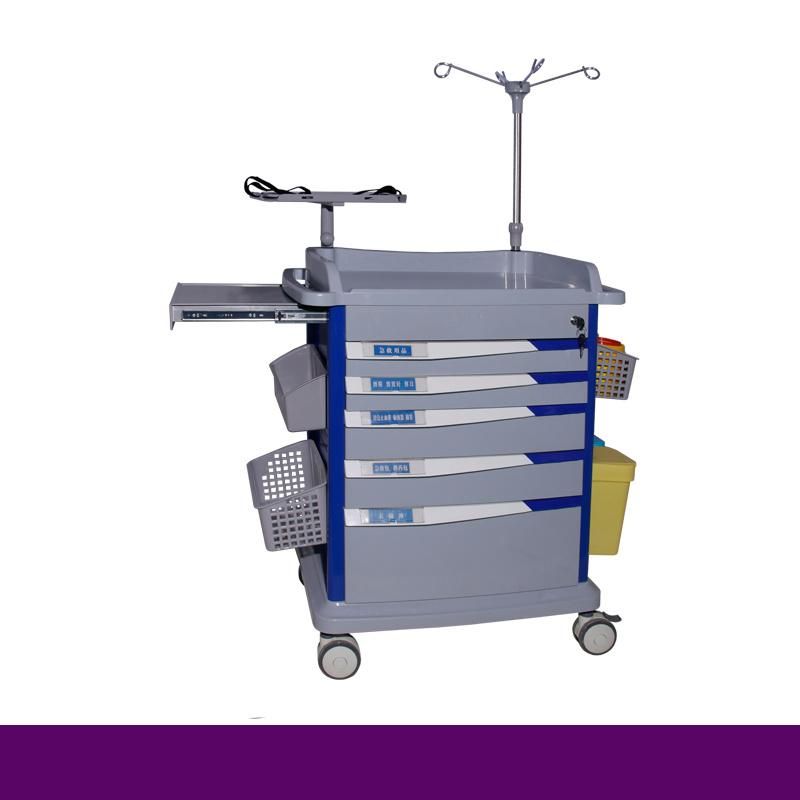 Rh-C180 Hospital ABS Emergency Trolley