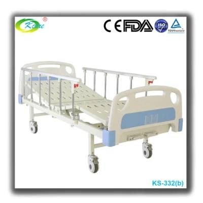 CE FDA ISO Approved Cheapest Price Two Functions Manual Beds