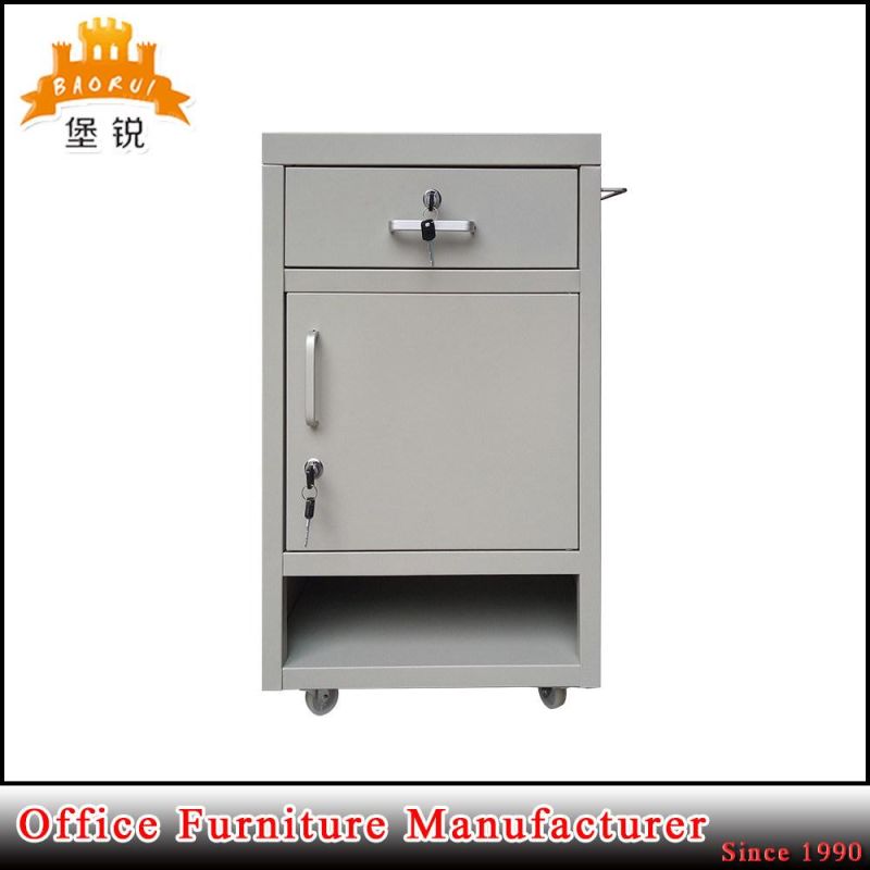 Jas-109 New Design Stainless Steel Multi-Function Hospital Nightstand Bedside Cabinet