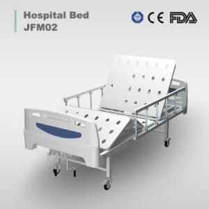 Equipment for Hospital/Clinic Comfortable 2 Cranks Manual Medical Bed