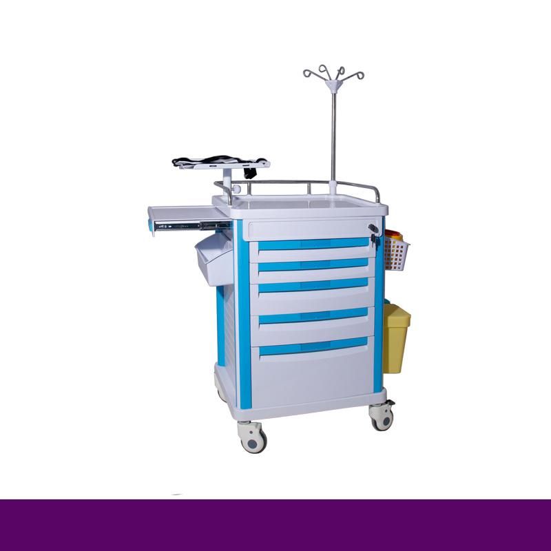 Rh-C184 Hospital ABS Emergency Trolley