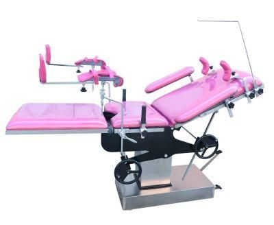 Hospital Furniture Manual Gynaecological Gynecology Examination Operating Delivery Operation Table